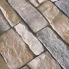 Wandaufkleber 3D Stone Nature Präge Brick Tapete TV -Hintergrundaufkleber 45 100 cm