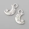 Charms 20pcs Fashion Alloy Moon Star pour les bijoux Accessoires de fabrication 13 21 mm AAC470