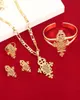 Earrings & Necklace Gold And Silver Plated Ethiopian Baby Jewelry Sets For Teenage Girl Women Nigeria Congo Uganda4758926