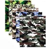 Window Stickers 30 25cm/50cm Camouflage Heat Transfer TPU Film T-shirt Iron On HTV Printing Crop Number For Textile DIY