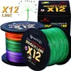 Sougayilang X12 Super Strong 12 Strands Braided Fishing Line 350M 550M Multifilament PE Saltwater Tackle 240407