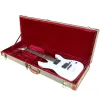 Cables Electric Guitar Square Case / LP Leather Box / Wood / Anticompression och Antifall / Waterproof and Moisture Proof Bag