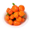 Party-Dekoration mit Früchten und Blättern Fruchtdisplay Nachahmung 3-6 Zweige Mandarine Modell Künstliche falsche Orangen Dekor