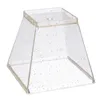 Cuilles jetables Paies 10pcs PARTION PLASTIQUE transparente transparent transparent contenant des aliments pour le dessert de la gelée