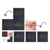 Nose Rings & Studs Evil Eye Combination Set 8Pcs/Lot Hoop Body Piercing Women Fashion Accessories0.8X7Mm Drop Delivery Jewel Dhgarden Dhmpi