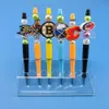 Heet verkopen Mexico -stijl siliconen kralen pennen decoratieve zeemeermin kraal pennen geschenk diy charmes balpoint pennen