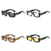 Off W Sunglasses Offs Designer для мужчин и женщин Cool Style Hot Fashion Classic Thul Plate Black White Square Frame i4wq