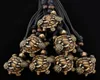 Jóias de moda por atacado 12pcs/lot Men imitação feminina óssea colar de tartarugas mãe esculpida para presente de sorte MN5703890338