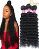 Whole 9A Brazilian Virgin Hair Deep Wave Unprocessed Brazilian Deep Wave Curly Hair Bundles Brazilian Remy Human Hair Extensio2913483