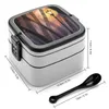 DINNAAR DE LION HITCH EN GARDEROBE Bento Box Lunch Thermal Container 2 Layer Healthy Chronicles of Narnia