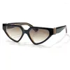 Zonnebrillen retro Cat Eye Women Fashion Brand Designer Glazen vrouwelijke ins gradiëntlenzen Oculos