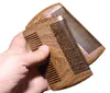 Green Sandalwood Pocket Beard Hair Combs 2 Sizes Handmade Natural Wood Comb 1pc2287127