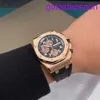 AP Sportswwatch Epicka Royal Oak Offshore Series 26470or Rose Gold Black X Panda Talerz Krokodyl Pas Mense Timeeeping Fashion Sports Watch