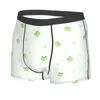 Underpants Men Frogs Pattern Underwear Frog Animal Novelty Boxer Briefs Shorts Panties Male Soft Plus Size