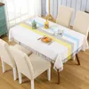 テーブルクロスノルディックスタイルの長方形のテーブルクロスチェアカバーシンプルな弾力性のあるワンピース家庭セット