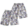 Herren Shorts Lucky Ostern Hawaiianer Urlaubsstil Jogger Streetwear Elastic Taille Draw String Fitness Homme Herren Kleidung