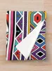 Coperte Ndebele Fashion Tribal Pattern |Geometria in stile africano lancio arte lancio di divano di divano in flanella