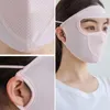 Bandanas Beach Dust-Proof Sunscreen Breattable Summer Silk Full Face Mask Anti-ultraviolet Women Sun Cap Outdoor Sports Hat