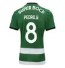 Sporting CP Lisbon 2023 24 maglia di calcio Viktor Gyokeres Paulinho Pedro Goncalves ousmane diomande hidemasa morita marcus Edwards Morten Hjulmand kid kit a casa