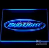 DHL 7 Farben Onoff Switch Bud Light Bier LED Neon Light Signs Ganzes Dropship 0014887752