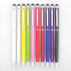 Ручки Multicolor Function 2 в 1 емкостная стилус -сенсорный экран ручки шарики для мобильного телефона ПК планшета