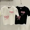 T-shirt Miumiues Designer LEXURIE LETTRE LETTRE IMPRESSION FEMMES IMPRIMÉS