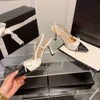 Fashion High Heel Sandal Slides Women Channel Designer Luxury Dresser Shoe Summer Beach Tacchi sexy Slipper