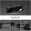 Óculos de sol Kingseven Moda para homens polarizados UV400 Protect Glasses Lens de visão noturna Esportes ao ar livre Anti-deslocamento Eyewear 240415