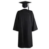 Kledingsets Mortarboard set solide kleur afstuderen Tassel unisex academische hoed voor volwassene