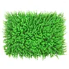 Dekoratif çiçekler 40 60cm yapay çim oturma odası plastik kare el çim bitkileri yeşil çimen güzel dekorasyon