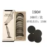 100pcs Pédicure disque Pied Discasseur de la peau morte de papier de verre remplaçable pour les talons Bulles en métal Pédicure Jois accessoires