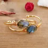 Женщины моды Flash Labradorite Stone Bracelet Bracelet Natural Stone Wedding Guted Dirstlect Direwry Dift Dropship 240402