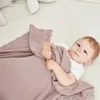 Blankets Nordic Baby Cotton Knitted Blanket Male And Female Stroller Shawl Throw Solid Four Seasons Bed Tail Scarf Bedspread On The