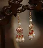 Boucles d'oreilles en peluche 1 paire Classical Cheongsam Daily Hanfu Accessoires Bijoux pour femmes