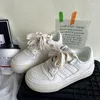 Chaussures décontractées Vulcanisé Automne Hiver High plate-forme blanche Sneakers blancs Tenis Femme Zapatillas Mujer