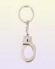 Simulering Handcuffs Metal Keychain Car Key Bottle Opener Män och kvinnor Keychain2797078