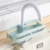 Kitchen Storage Sink Holder For Dish Sponges Shelf Soap Sponge Drain Rack Home Sinks Organizer Basket