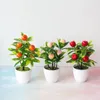 Decoratieve bloemen Pot Imitatie planten fruit pot kunstmatige boom nep bloementuin realistische huizendecoratie feest kunstmatige artikicaal
