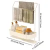 Porte-éponge de rangement de cuisine Évier d'organisateur Rack Savon de brosse de nettoyage de support de support multifonctionnel avec plateau de vidange