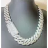 Aangepaste Miami Hot Sale 10K 14K GOUD GOLDE HIP HOP SIERARY Moissanite Silver Cuban Link Chain voor armband/ketting