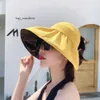 bucket hat Fashion Designer Cap Candy Color Folding Sun Hat Multi Colors High Quality Lady Outdoor Exercise Golf Sand Beach Empty Top Visor