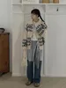 Skirts Tonngirls Vintage Skirt Women Streetwear Sheer See Through Y2k Lace Up Thin Collocation Korean Fashion Dot
