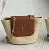 Trendy Designer Fashion Straw Bag Classic Letter Handtassen voor dames handtassen Purse Young Girls Beach Holiday Beach Basket