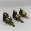 Decorative Figurines Chinese Bronze Retro Solid Pure Brass Office Table Snail Small Ornaments Antique Tea Pet Handicrafts And Gifts