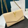 Miroir Qualité Y Chaîne de forme Portefeuille Luxury Mini Mini sac à main Crossbody Designer Sac Femme Sac à main