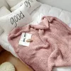 Blankets Handmade Knitted Blanket Thick Knitting Autumn Warm Solid Color Sofa Throw Bedspread Bed Cover Nap Decor