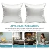 Kudde 2 PCS Imitation Silk Kudde Case Pillow Case Faux Throw täcker prydnadsskydd Satin silkeslen