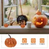 Fleurs décoratives 10 PCS POPTION POPTIONNE FALTE DÉCoration Simulation Halloween Ornement décorations petites citrouilles