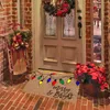 Dywany grube miękkie koce Rozmiar 1PCS Dekoracja świąteczna portier wiejski Happy Slip Indoor Fuzzy Dywan