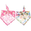 Hundekleidung 2 PCs Haustier Bib Decor Outfit Party Schal Polyester Welpe Bandana Triangular Bandanas